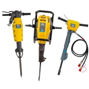 Atlas Copco TEX pneumatic breakers, pneumatic demolition breakers, air-powered breakers, industrial pneumatic tools, construction breakers, concrete breakers, asphalt breakers, brickwork demolition tools, high-impact pneumatic breakers, vibration-dampened breakers, operator-friendly demolition tools, durable pneumatic breakers, lightweight air breakers, efficient air-powered breakers, road construction tools, utility project breakers, heavy-duty pneumatic tools, Atlas Copco pneumatic tools, industrial demolition equipment, precision pneumatic breakers, handheld breakers, Pneumatic breakers, Solid Body concept Silenced HAPS system SOFSTART two-step trigger Rotating air swivel for better flexibility Integrated lubricator Air cushioned piston, Efficient silencer