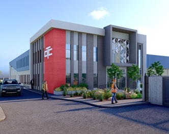 OTC PlantHire Admin Entrance Oriental Workshop Rental Industrial Equipment Qatar